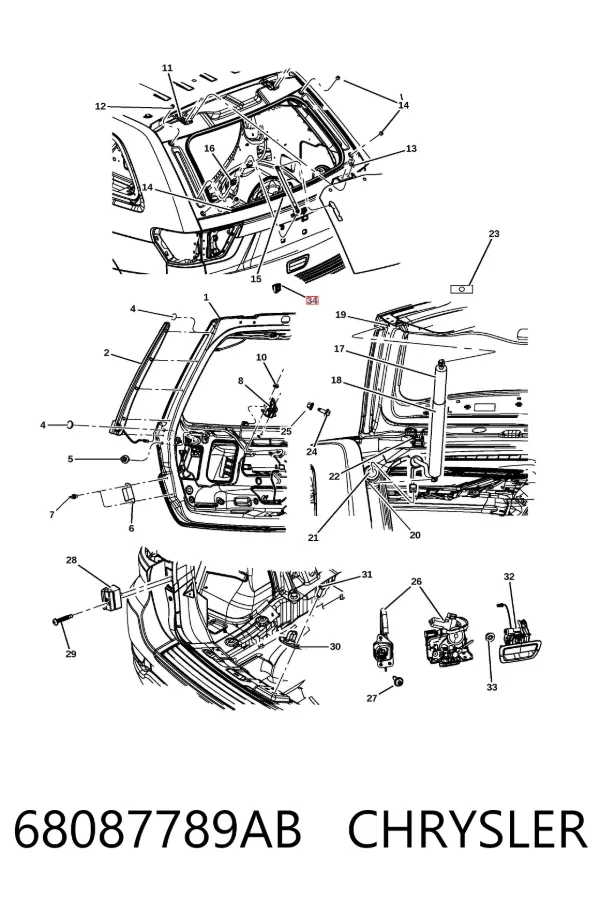  68087789AB Chrysler