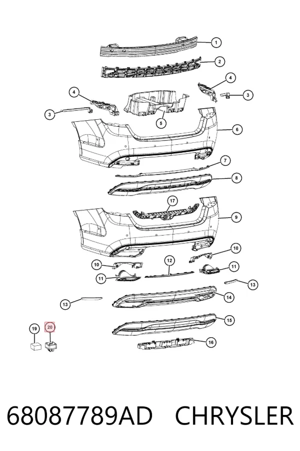  68087789AD Chrysler