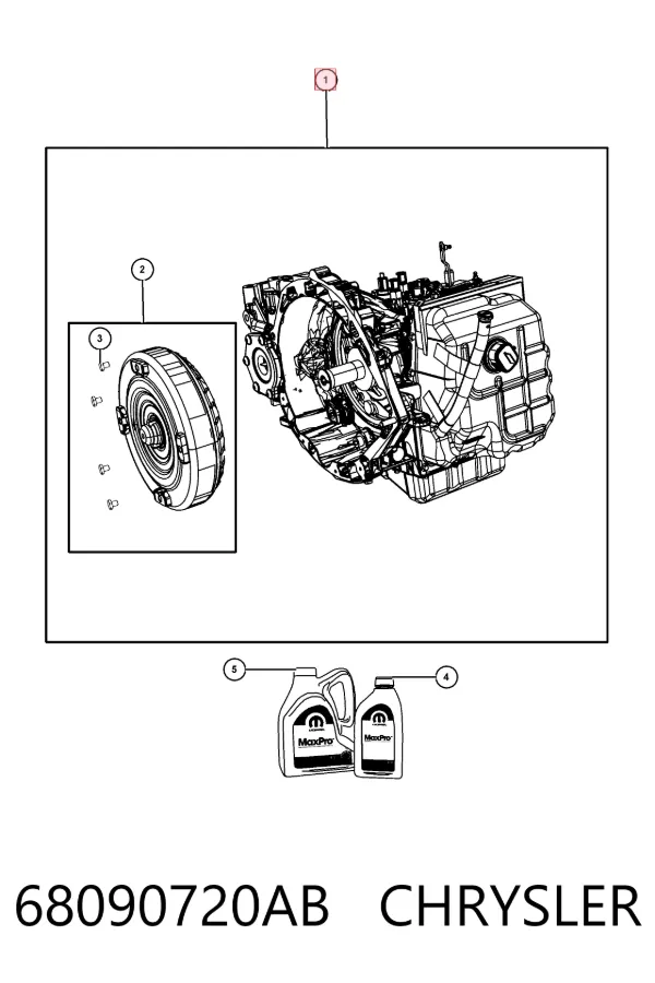 КПП 68090720AB Chrysler