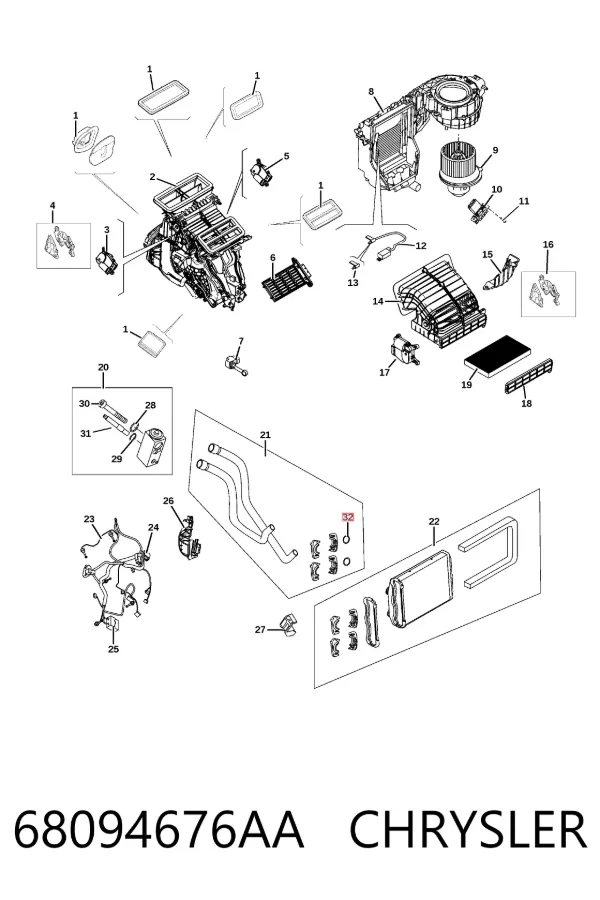  68094676AA Chrysler
