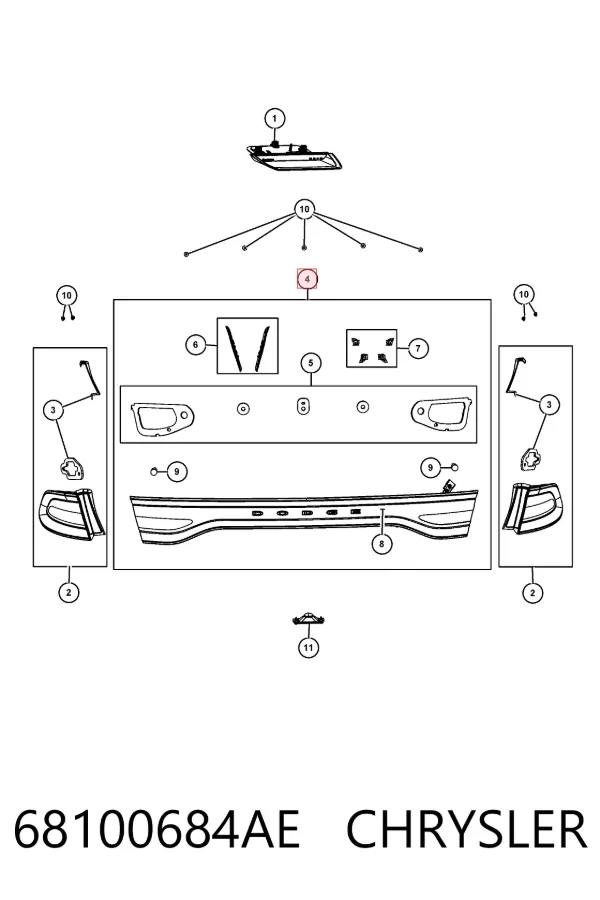  68100684AE Chrysler