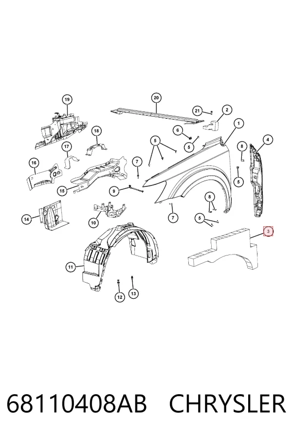  68110408AB Chrysler