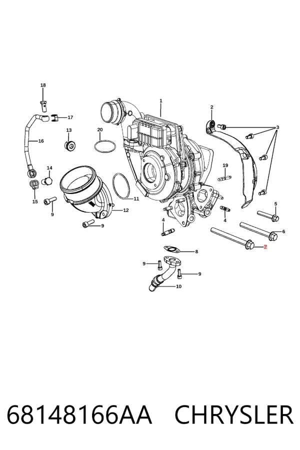  68148166AA Chrysler