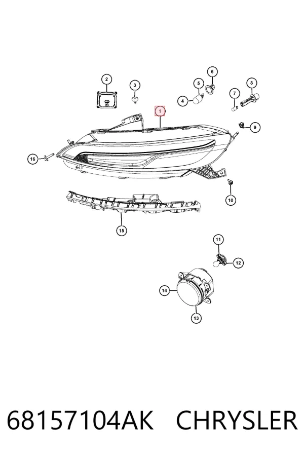  68157104AK Chrysler