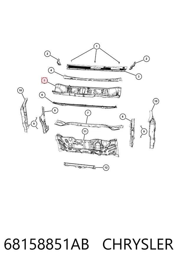  68158851AB Chrysler