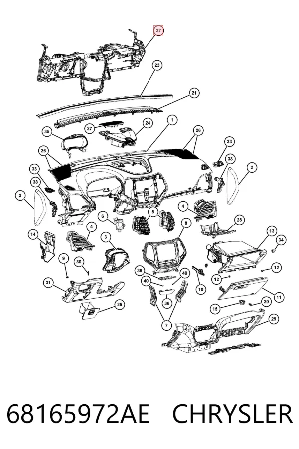  68165972AE Chrysler