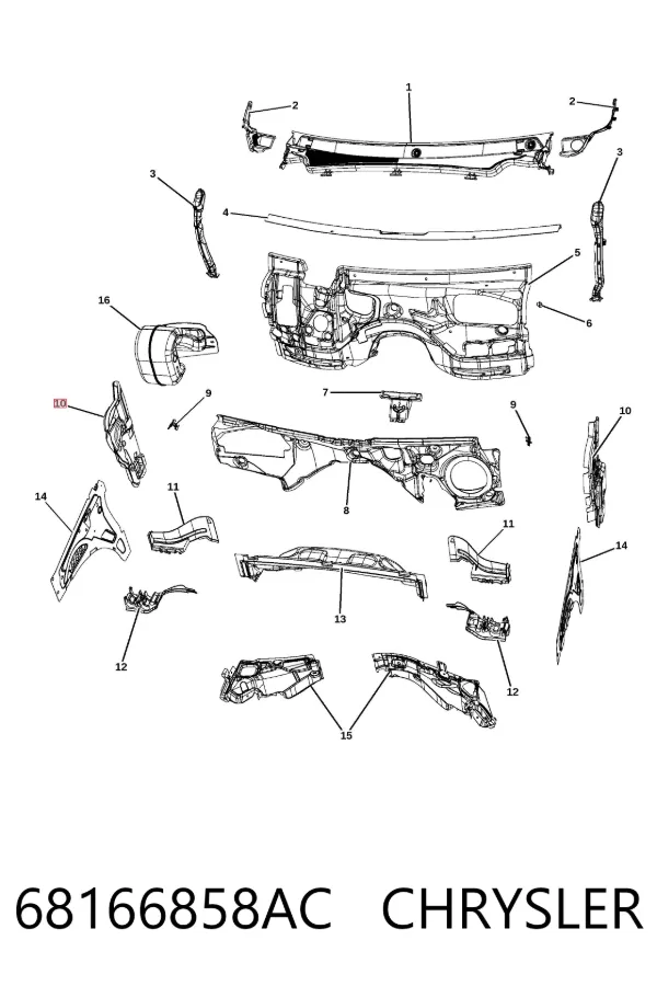  68166858AC Chrysler