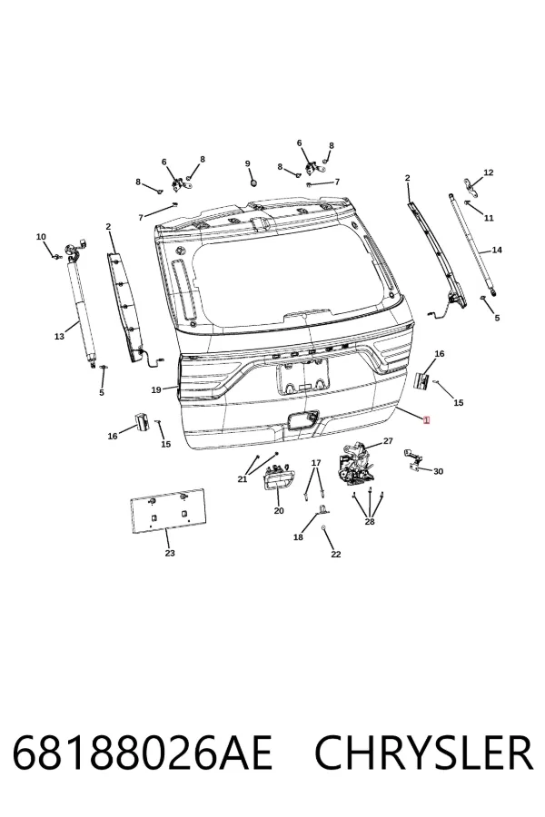 Ляда 68188026AE Chrysler