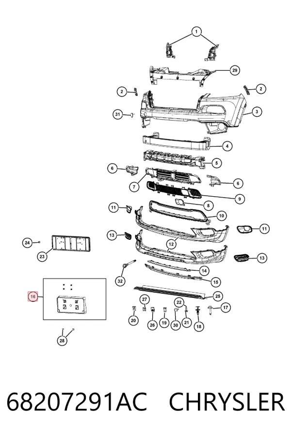  68207291AC Chrysler