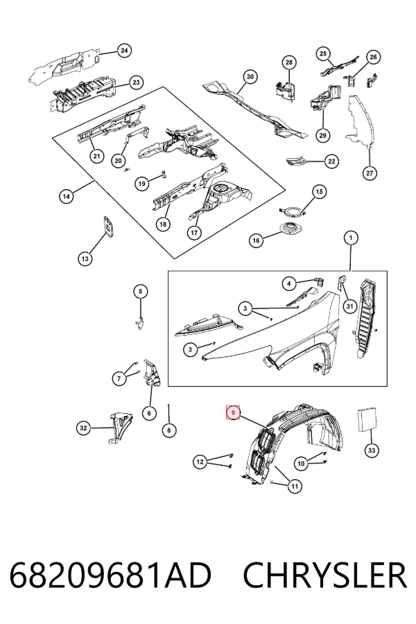  68209681AD Chrysler