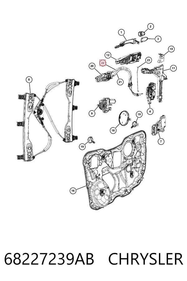  68227239AB Chrysler