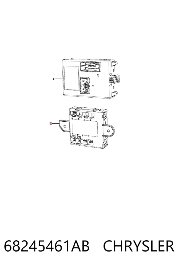 Блок комфорта передней двери 68245461AB Chrysler