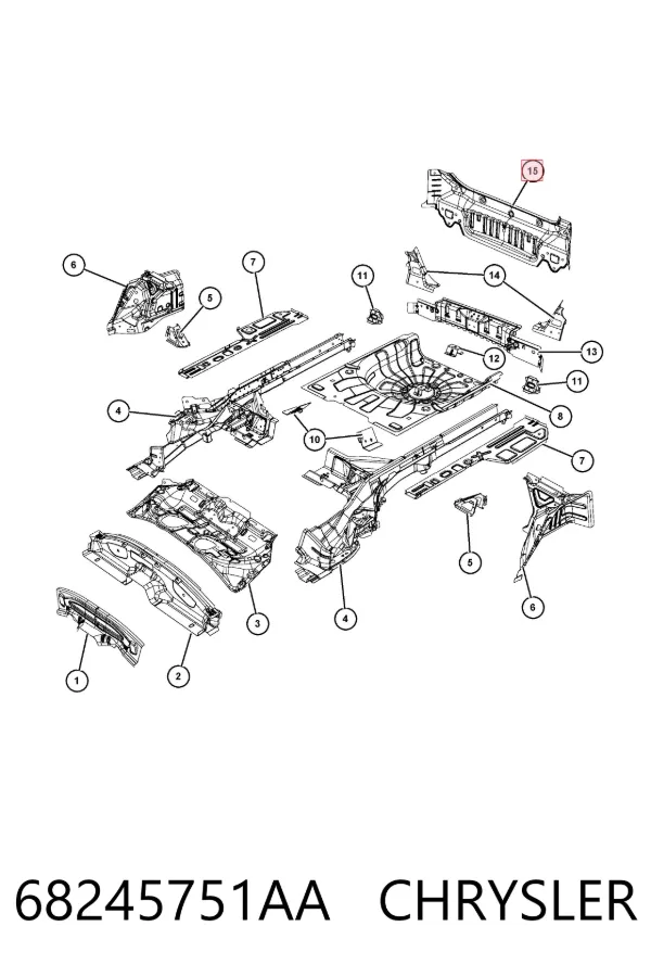  68245751AA Chrysler