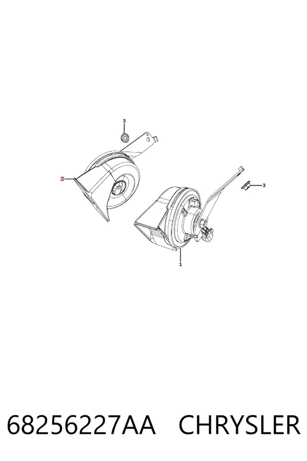 Звуковой сигнал 68256227AA Chrysler