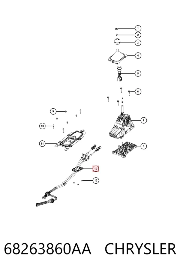  K68263860AB Fiat/Alfa/Lancia
