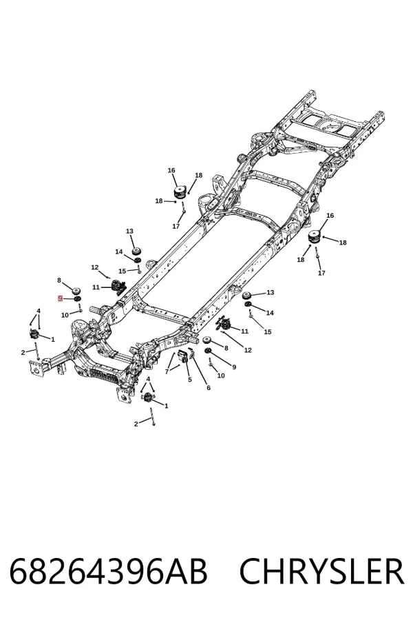  68264396AB Chrysler