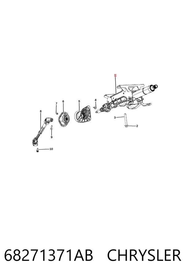 Рулевая колонка 68271371AB Chrysler