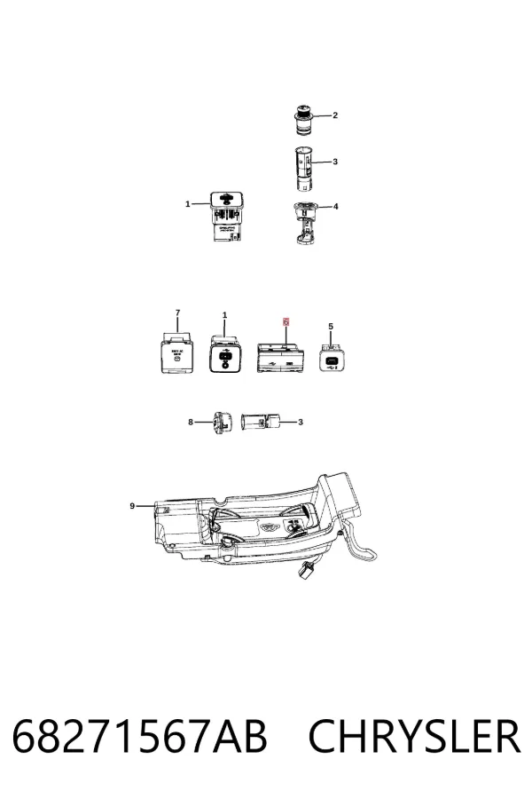  68271567AB Chrysler