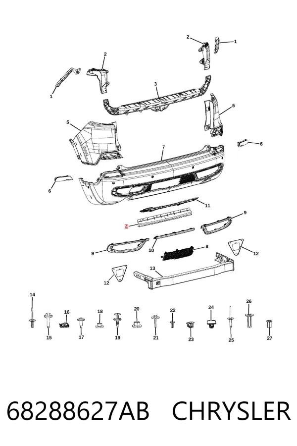  68288627AB Chrysler