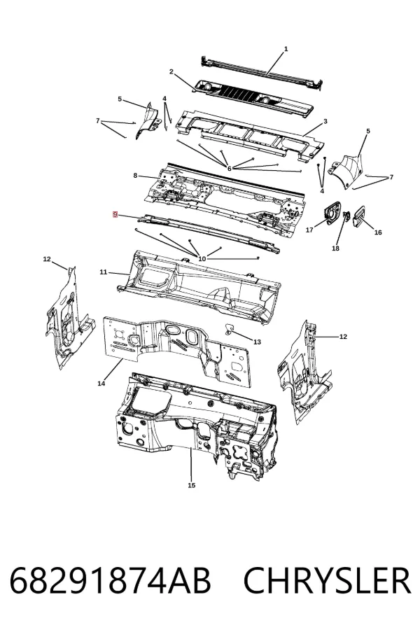  68291874AB Chrysler