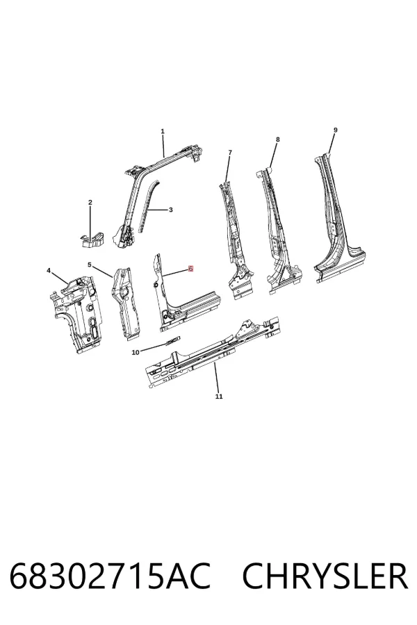  68302715AC Chrysler