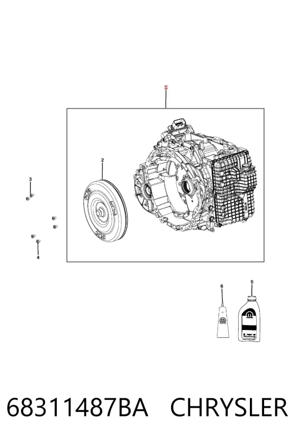 АКПП 68311487BA Chrysler