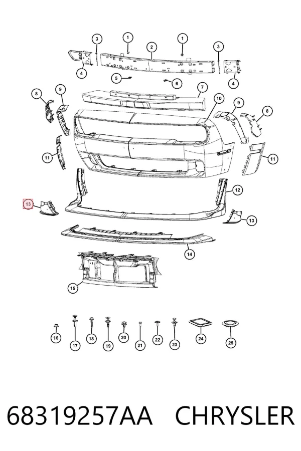  68319257AA Chrysler