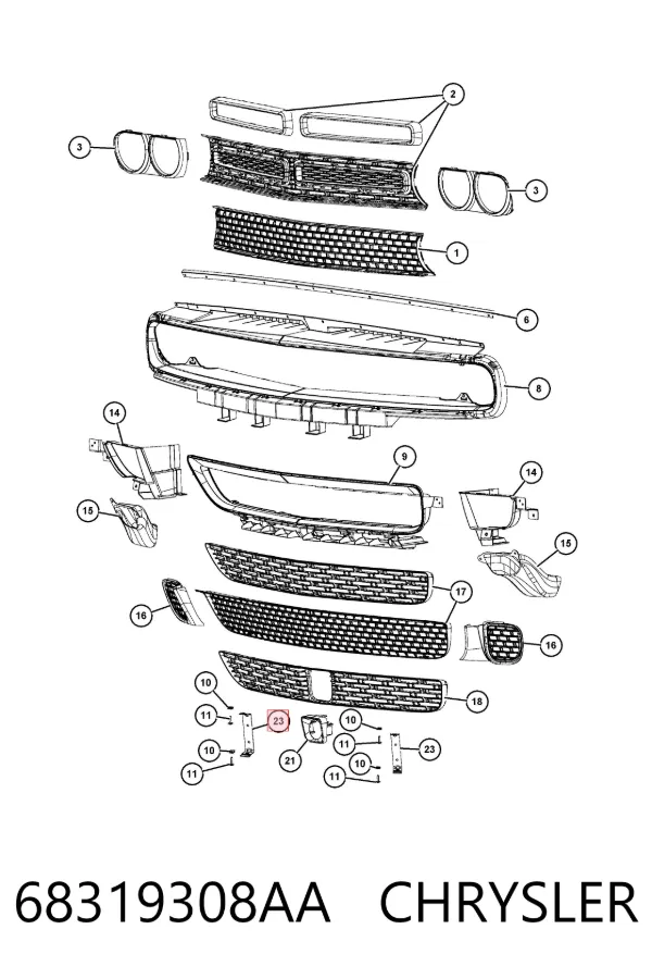  68319308AA Chrysler