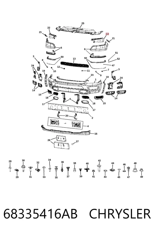  68335416AB Chrysler
