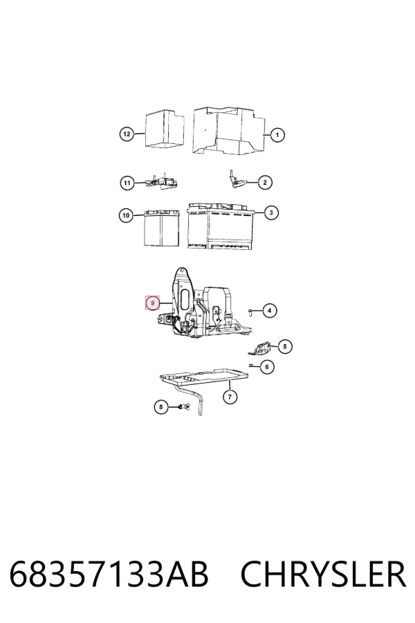 68357133AB Chrysler