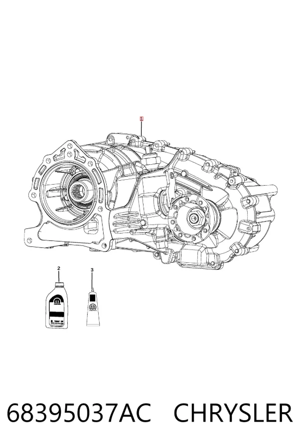 Раздатка 68395037AC Chrysler