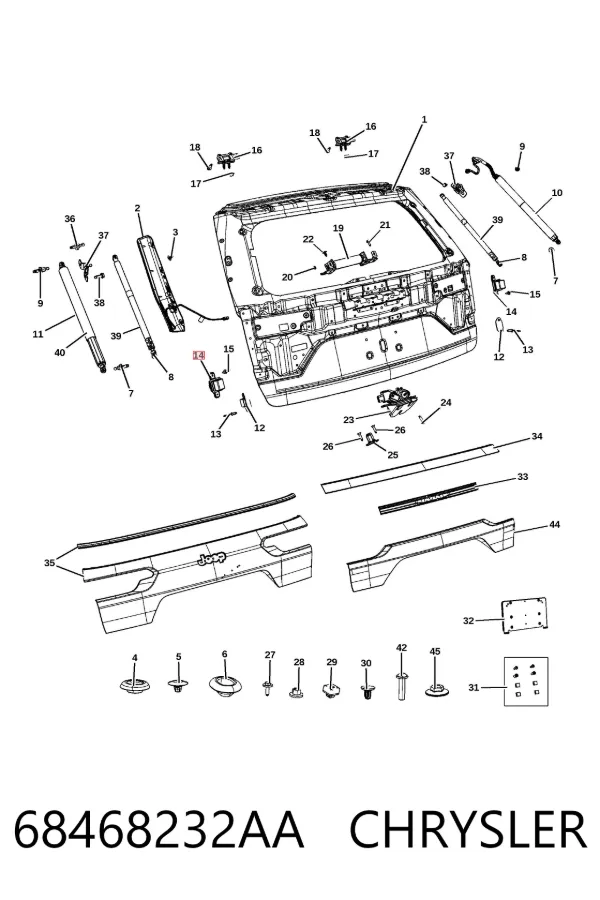  68468232AA Chrysler