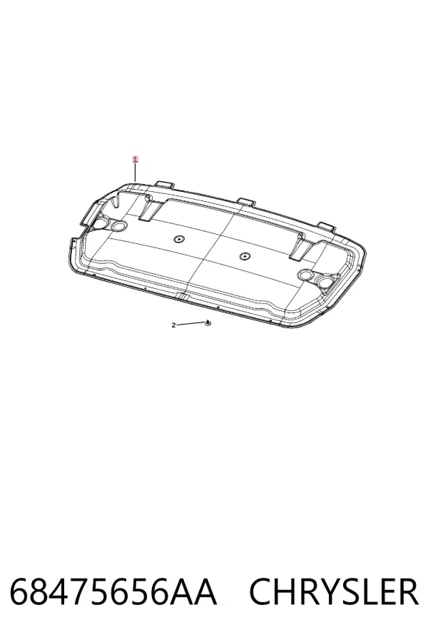 Шумоизоляция капота 68475656AA Chrysler
