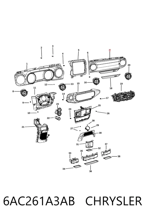  K6AC261A3AD Fiat/Alfa/Lancia
