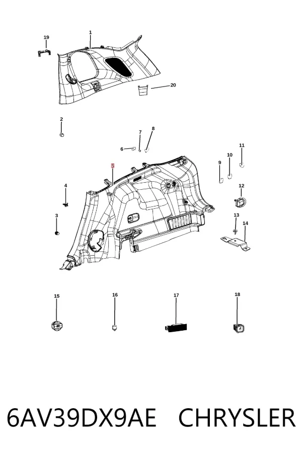  6AV39DX9AE Chrysler