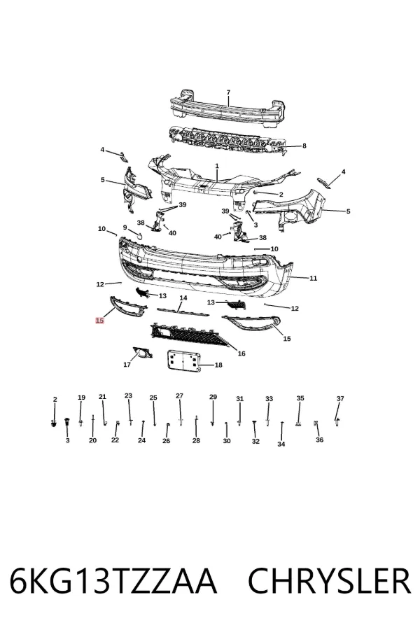  6KG13TZZAA Chrysler