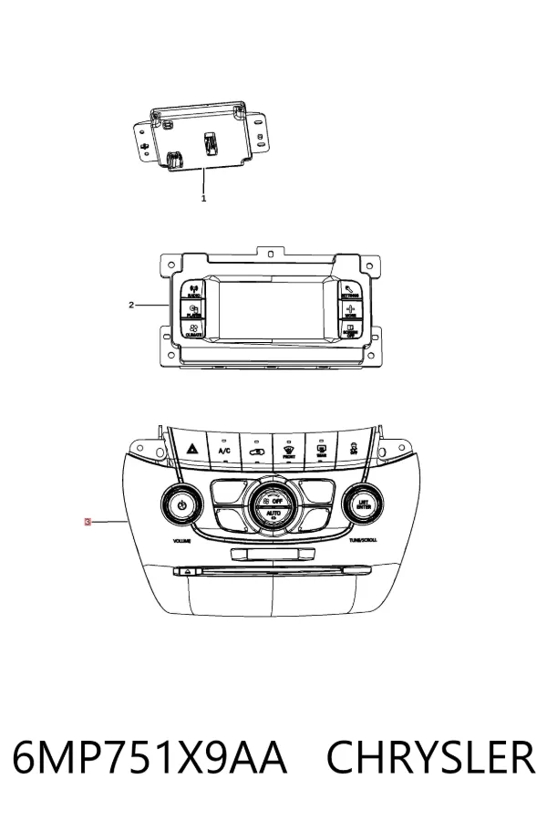  6MP751X9AA Chrysler