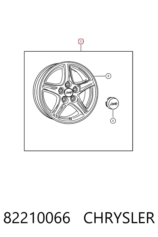 Диски колесные 82210066 Chrysler