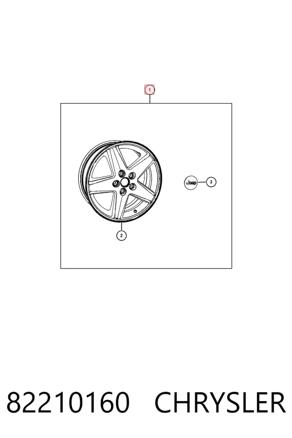 Диски колесные 82210160 Chrysler
