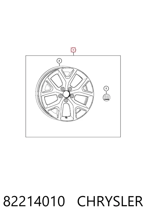 Диски колесные 82214010 Chrysler