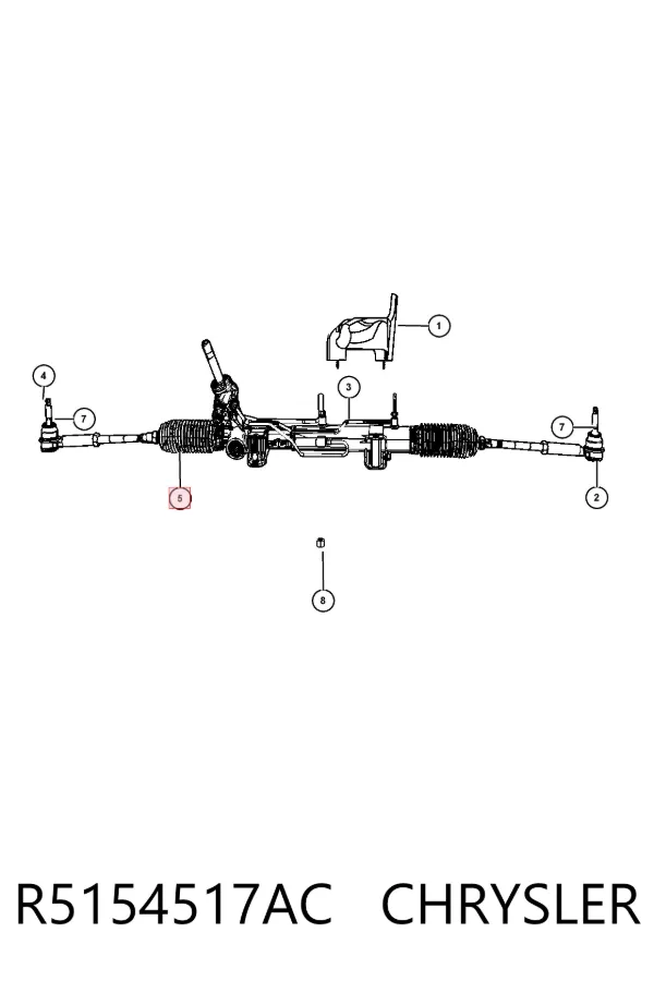 Рулевая рейка R5154517AC Chrysler