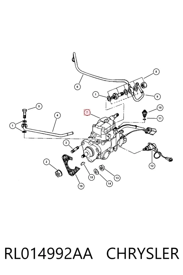 ТНВД RL014992AA Chrysler