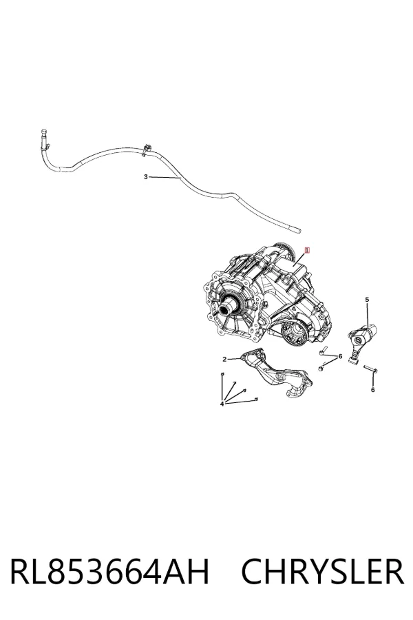 Раздатка RL853664AH Chrysler