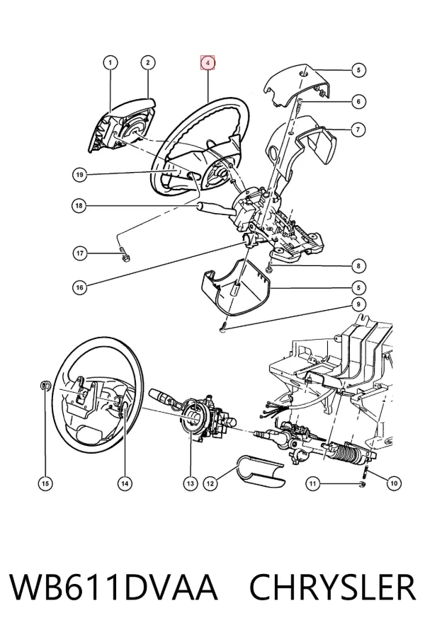 Руль WB611DVAA Chrysler