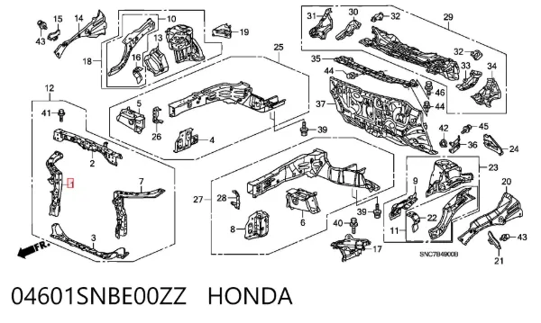  04601SNBE00ZZ Honda