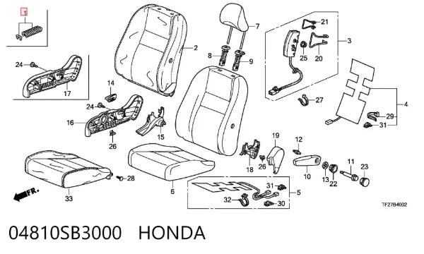  04810SB3000 Honda
