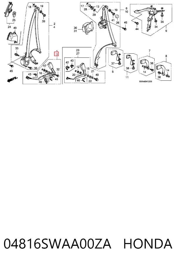  04816SWAA00ZA Honda