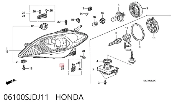  06100SJDJ11 Honda