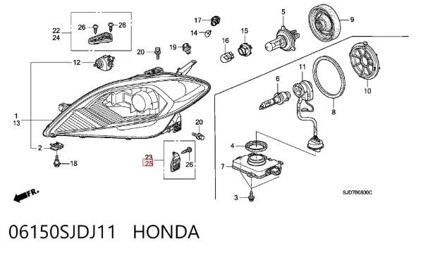  06150SJDJ11 Honda