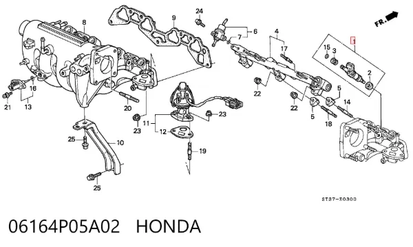 Топливные форсунки Honda Civic VI